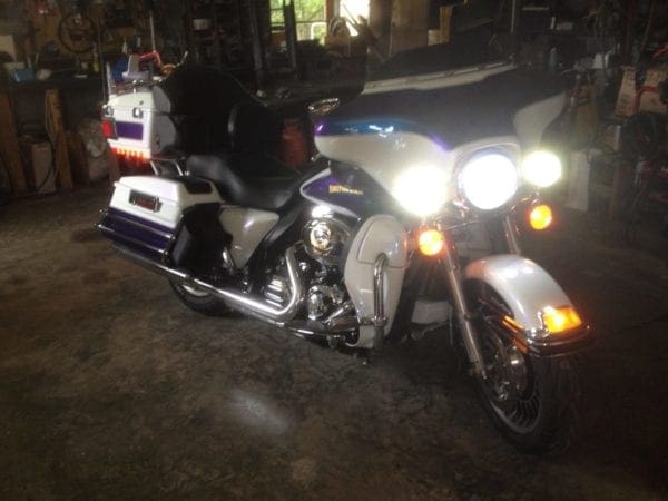 3 Way Sealed Beam 1990-2005 8 Piece Harley FL LED Conversion Kit - Image 4