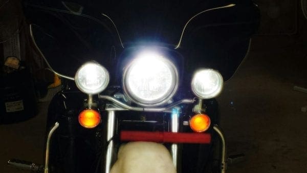 1993-2006 6 Piece Harley Fl LED Passing Light Conversion Kit - Image 7