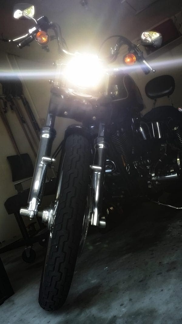 1982 - 2004 Harley 4000 Lumen H4 Led & Hd Lens Conversion Kit (5 3/4" or 7") - Image 2