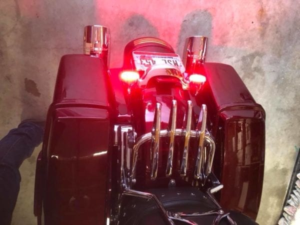 Street Glide Road Glide Rear Blinker Brake Dual 1157 Bullet LED Set - Image 6