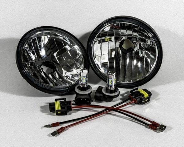 3 Way Sealed Beam 1990-2005 8 Piece Harley FL LED Conversion Kit - Image 6