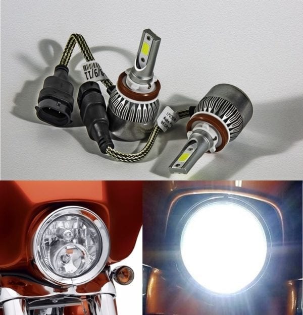 2014 & Later Deluxe Streetglide Combo Dual LED Headlight & LED Blinker Set - Image 4