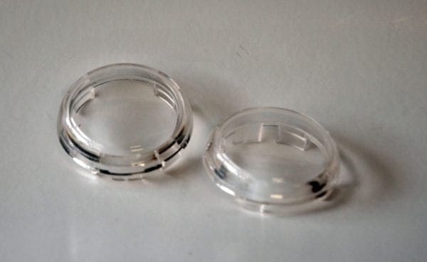 Clear Harley-Davidson Bullet Style Turn Signal Lenses