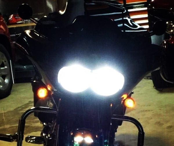 Dual H4 4000 Lumen Each Road Glide Led Set - Image 2