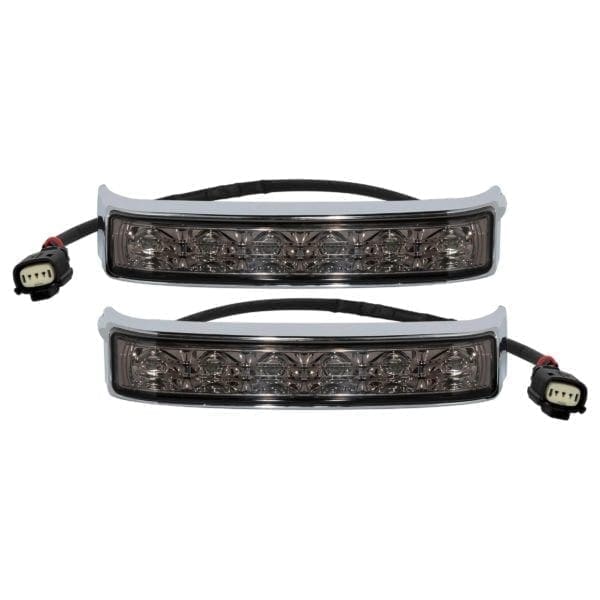 CHROME/SMOKED '14-'22 Harley LED Saddlebag Turn Signals / Brake / Run Lights HOGWORKZ - Image 2