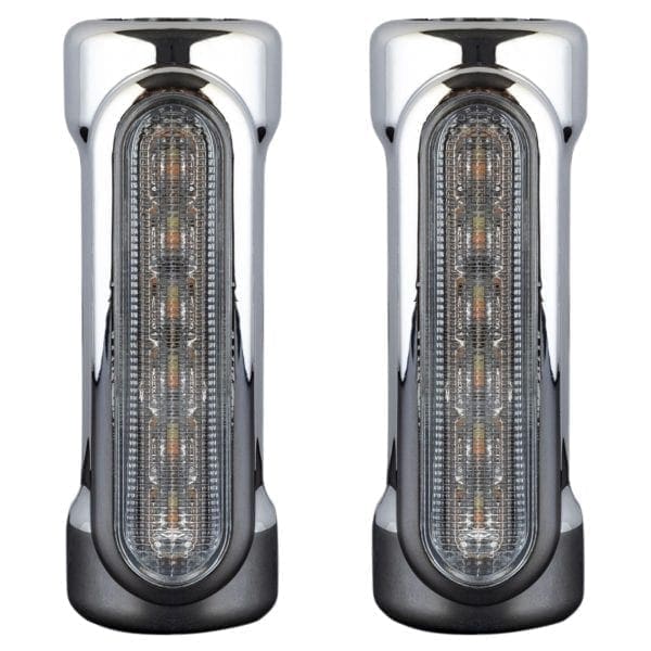 HOGWORKZ® Chrome Engine Guard / Highway Bar LED Lights