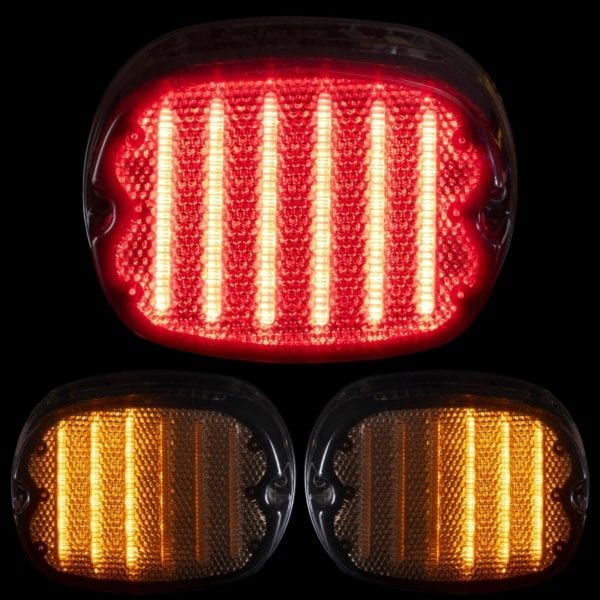 HOGWORKZ® Low Pro LED Taillight & Signals w/ Plate Light Smoked Lens - Image 3