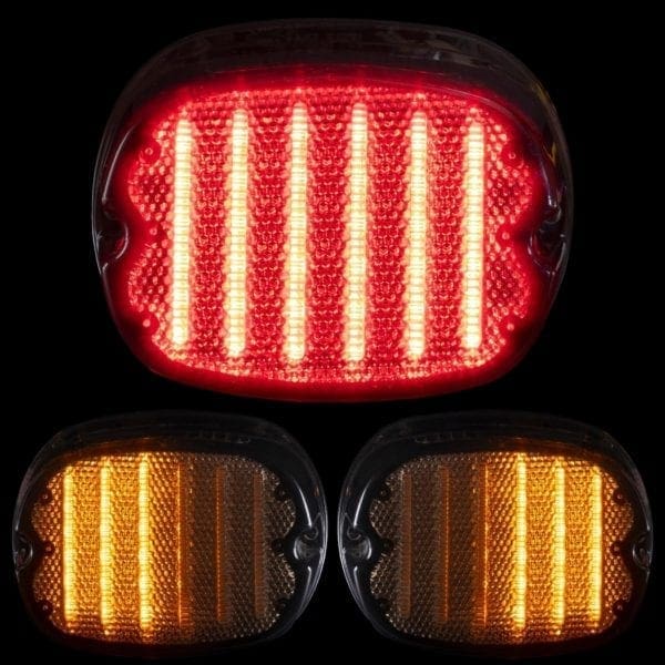 HOGWORKZ® Low Pro LED Taillight & Signals w/ Plate Light Smoked Lens - Image 3
