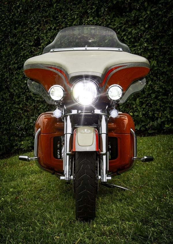 1157 White / Amber Super Bright Bullet Front Blinkers For Harley w/Clear Lens set - Image 8