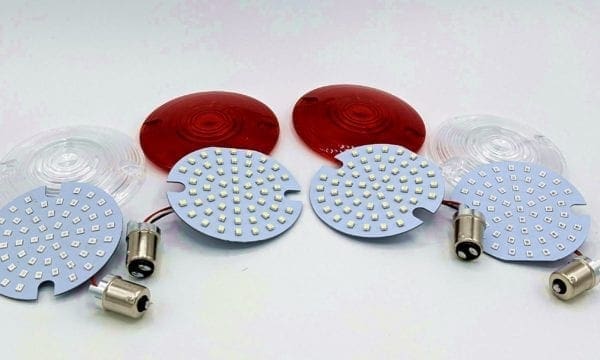 Super Bright Pancake 8 Piece Flat Style Blinker Set
