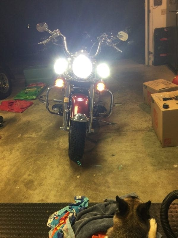 1993-2006 6 Piece Harley Fl LED Passing Light Conversion Kit - Image 6