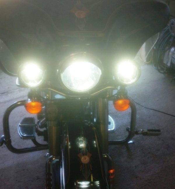 1993-2006 6 Piece Harley Fl LED Passing Light Conversion Kit - Image 3
