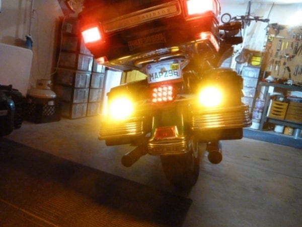 All Amber Super Bright Flat Pancake 9 Piece Led Blinker Pack - Image 3