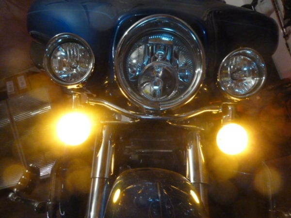 All Amber Super Bright Flat Pancake 9 Piece Led Blinker Pack - Image 2