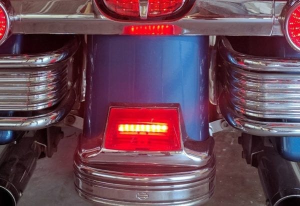 Red Fender Tip LED 1995-2008 Electra Glide Ultra 1995-2013 Heritage - Image 2