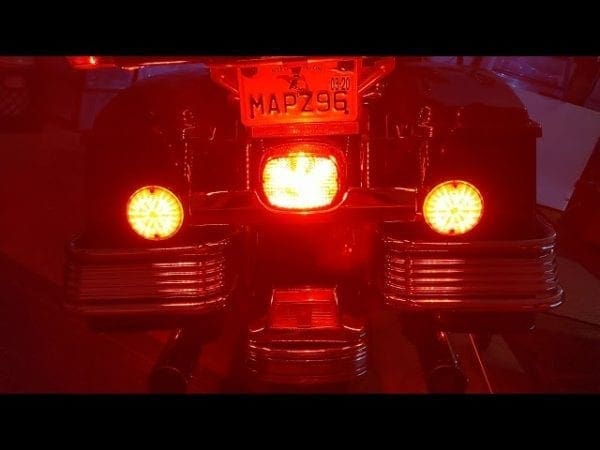 2 Flat Style Rear LED Road King Electra Ultra Glides Heritage Softail - Image 4